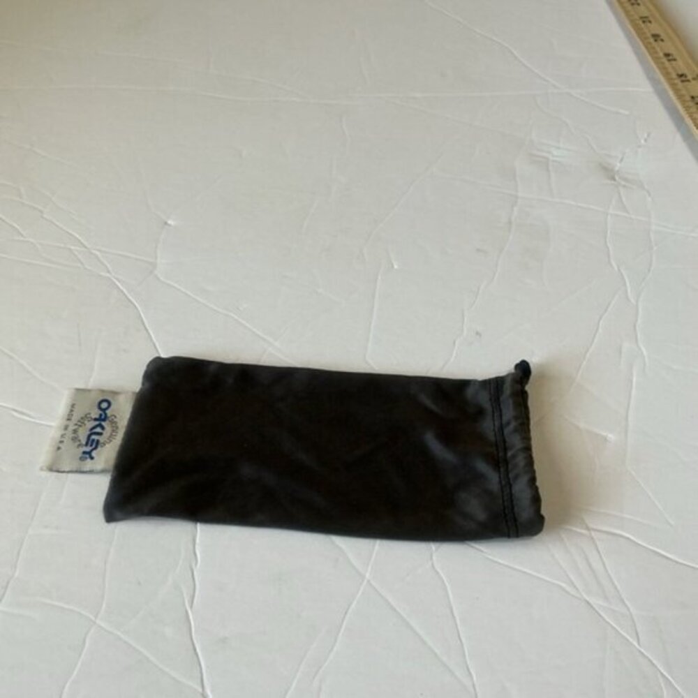 Vintage Oakley black drawstring storage pouch / case for glasses / sunglasses